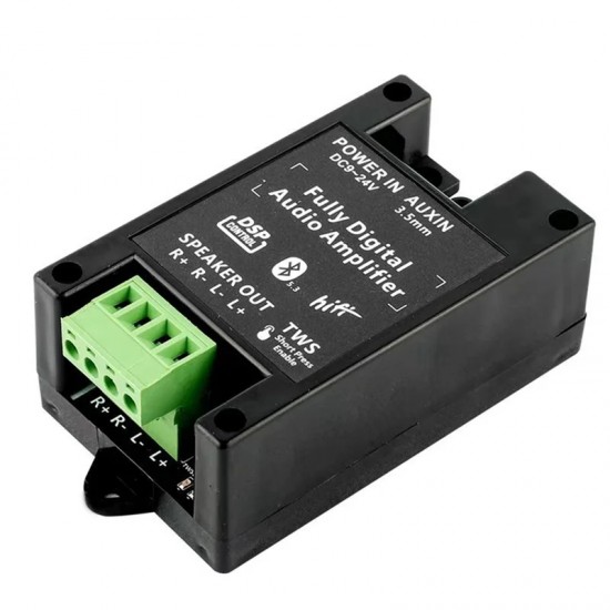 Bluetooth Audio Amplifier Box for Constant Impedance Ceiling Speaker and Wall Mounted Speaker