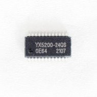 100PCS YX5200-24QS MP3 Chip Original UART Serial Audio Decoder Chip