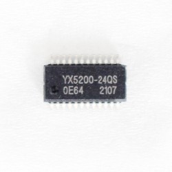 100PCS YX5200-24QS MP3 Chip Original UART Serial Audio Decoder Chip