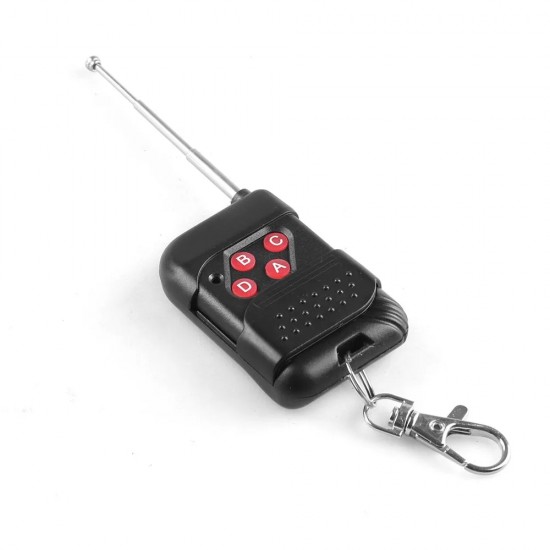 Wireless Programmable MP3 Car Horn 4 Key Remote Customizable Siren Horn for Vehicles