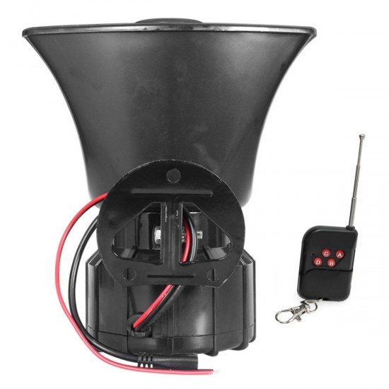 Wireless Programmable MP3 Car Horn 4 Key Remote Customizable Siren Horn for Vehicles Wireless Programmable MP3 Car Horn 4 Key Remote Customizable Siren Horn for Vehicles