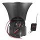 Wireless Programmable MP3 Car Horn 4 Key Remote Customizable Siren Horn for Vehicles Wireless Programmable MP3 Car Horn 4 Key Remote Customizable Siren Horn for Vehicles