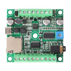 7 Button Triggered MP3 Sound Module UART Serial MP3 Player RS485 Audio Player Sound Board 