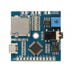 10 Button Triggered MP3 Player Programmable MP3 Sound Module 5V Power Input UART Serial MP3 Player 