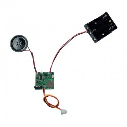 Talking Motion Sensor Audio Player Module with 3xAA Battery Box and Speaker Motion Triggered Sound Module for Singing Bird Box