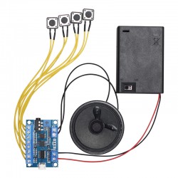 USB Recording MP3 Sound Module with Buttons, Speaker and Battery Box