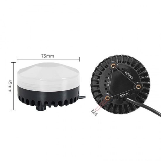 Modbus RTU Sound and Light Alarm 3 Color Light Audible Visual Alarm for Industrial Control Systems