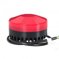 Mini Sound and Light Alarm with Triggers for Industrial Equipment Programmable Audible Visual Alarm for Security Protection