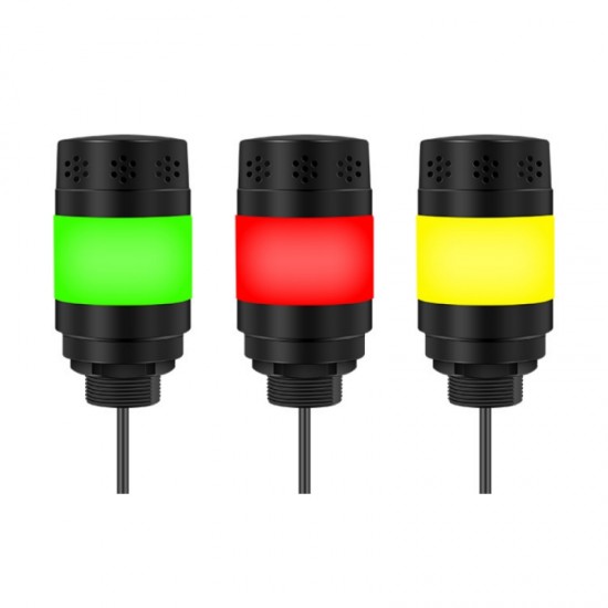 Modbus RTU Audible and Visual Alarm with 3 Color Signal Light Industrial Sound and Light Alarm for Workshop Machines Modbus RTU Audible and Visual Alarm with 3 Color Signal Light Industrial Sound and Light Alarm for Workshop Machines