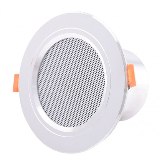 Metal Ceiling Speaker 3-Inch HiFi Music Loudspeaker 12W 8Ohm Fashionable Passive Speaker