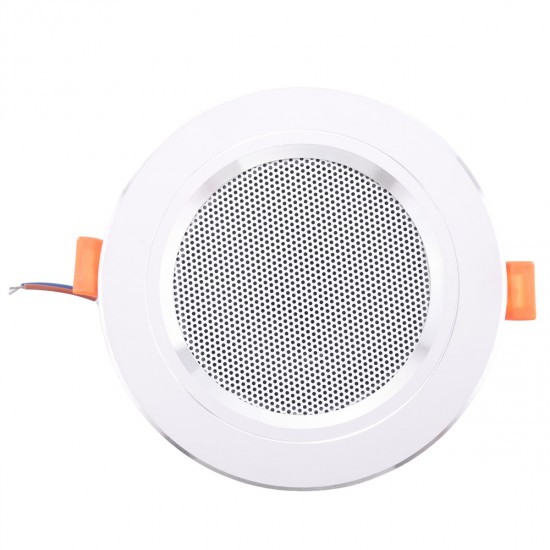 Metal Ceiling Speaker 3-Inch HiFi Music Loudspeaker 12W 8Ohm Fashionable Passive Speaker